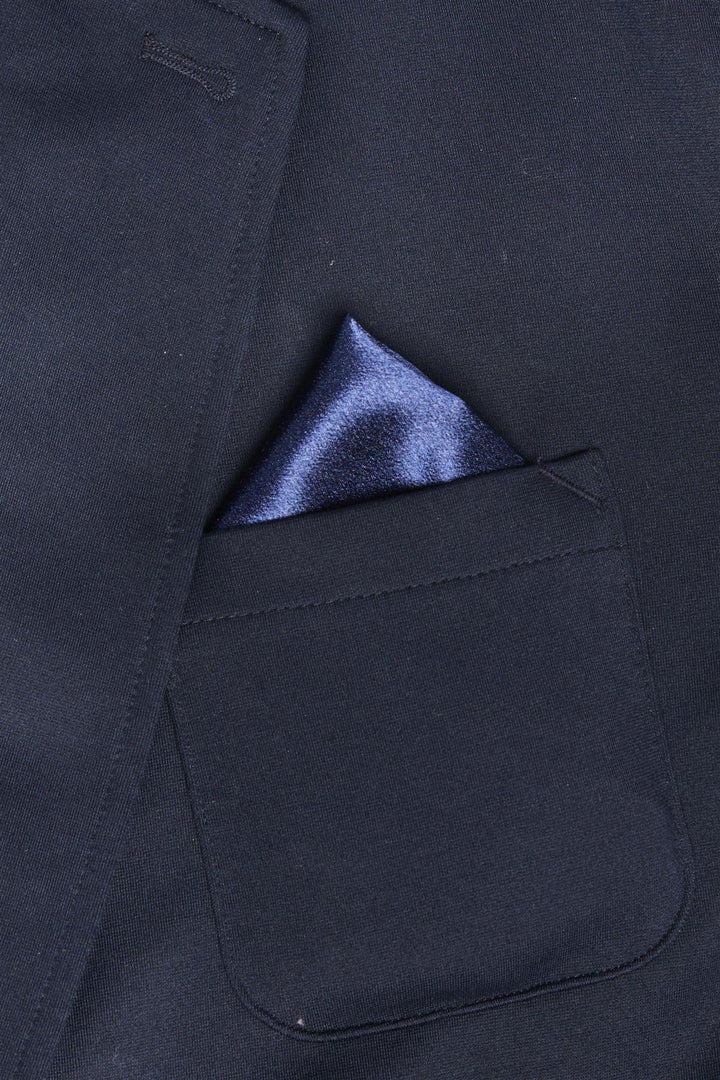 Jordan Navy Pocket Square