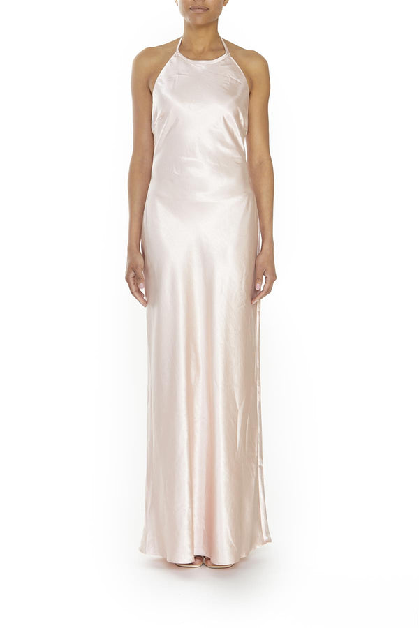 Harmony Blush-Pink Maxi Dress