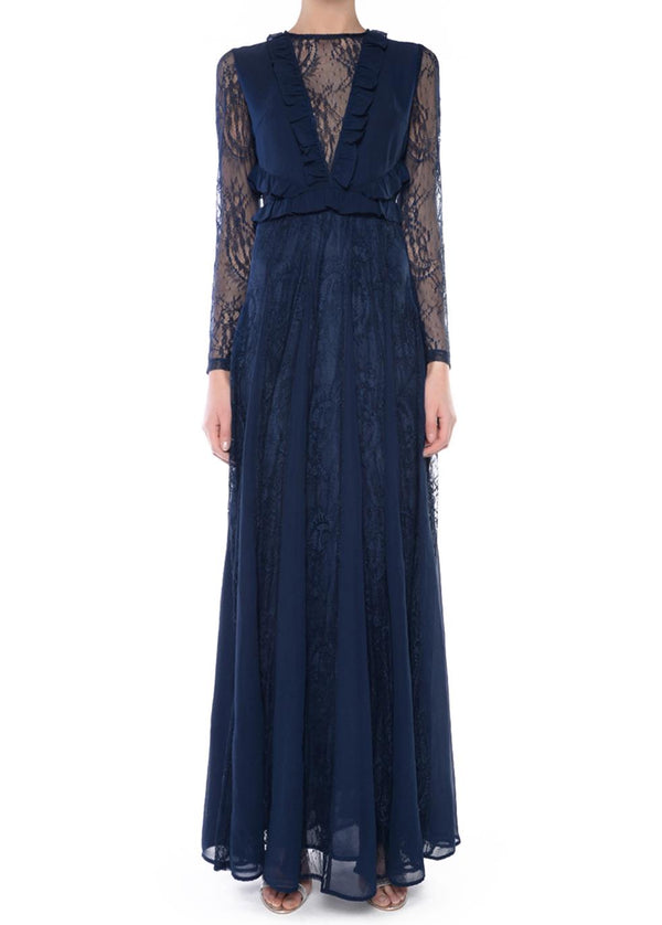 true decadence blue dress Round Neck Bodycon Pencil Dress – Cute & Classy Looks main image 0