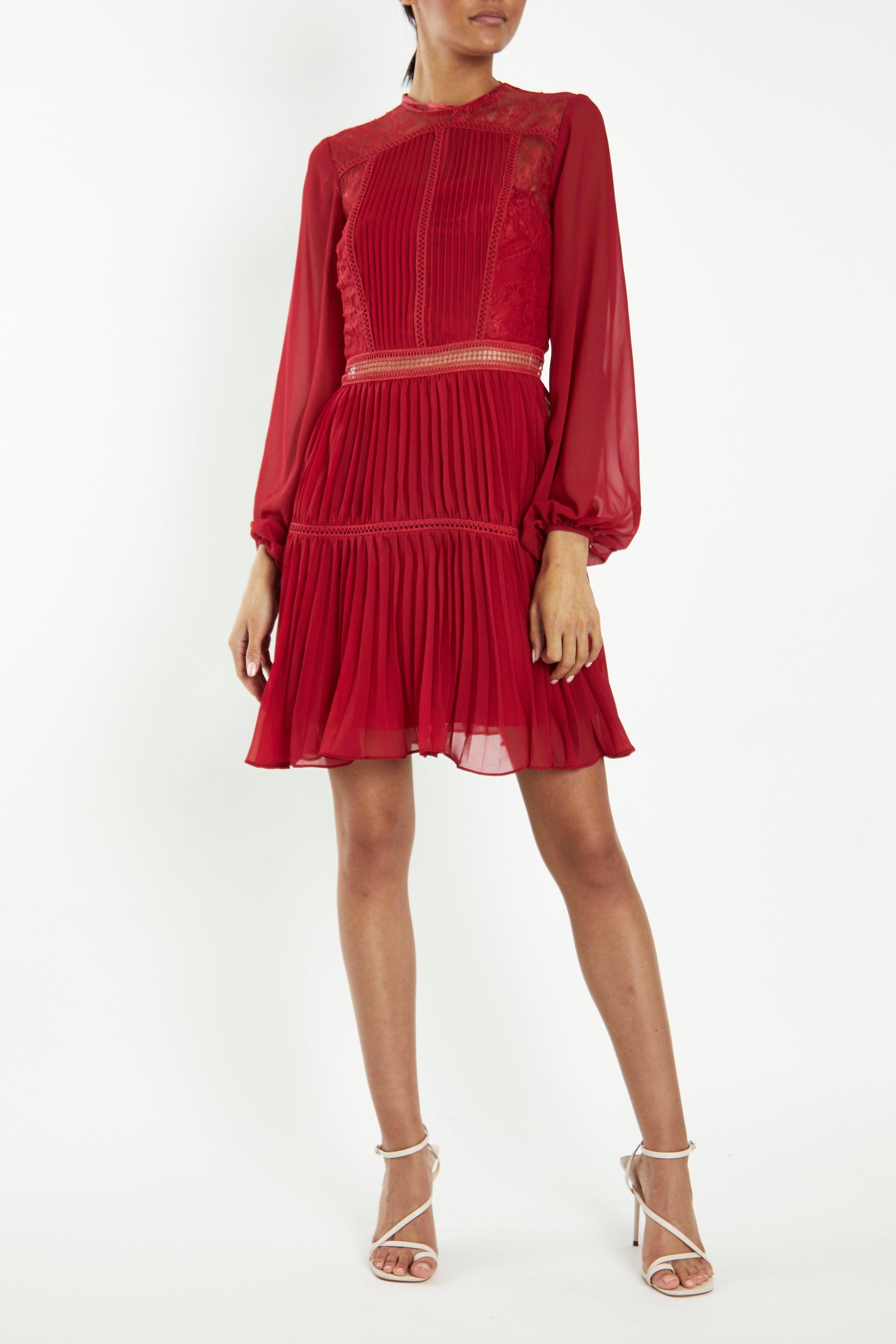 true red color dress oh polly mini red dress Satin Off-Shoulder Draped Mini Dress in True Red