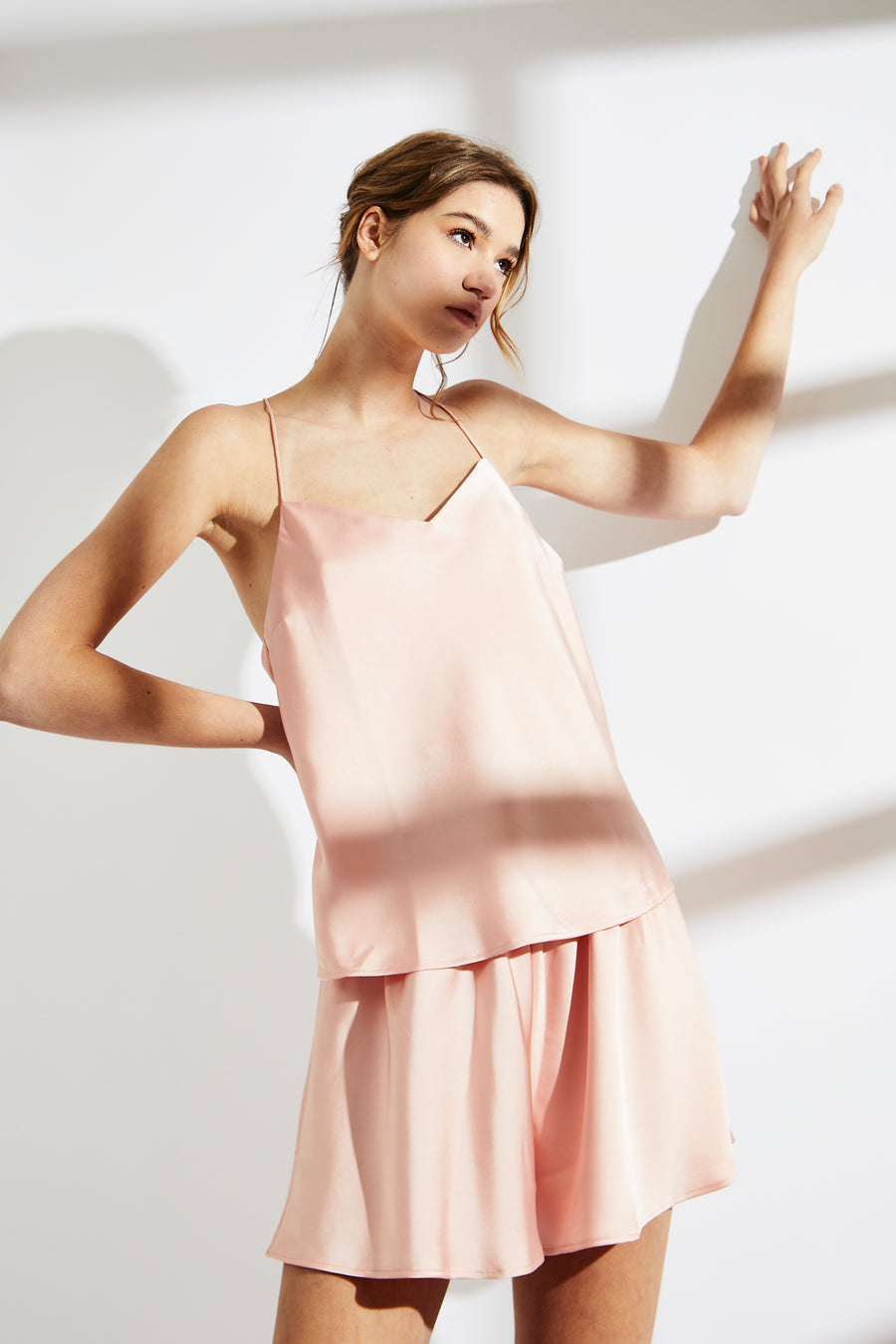 Dusty Pink Cami Short Pyjama Set