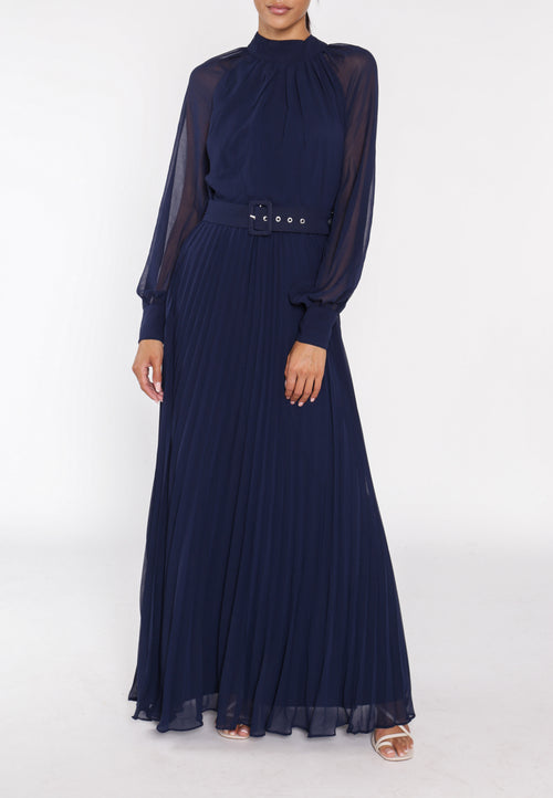 with jean brown dress Nala Denim in egl this dress offers a Color:Siver Betsy and Adam A27097