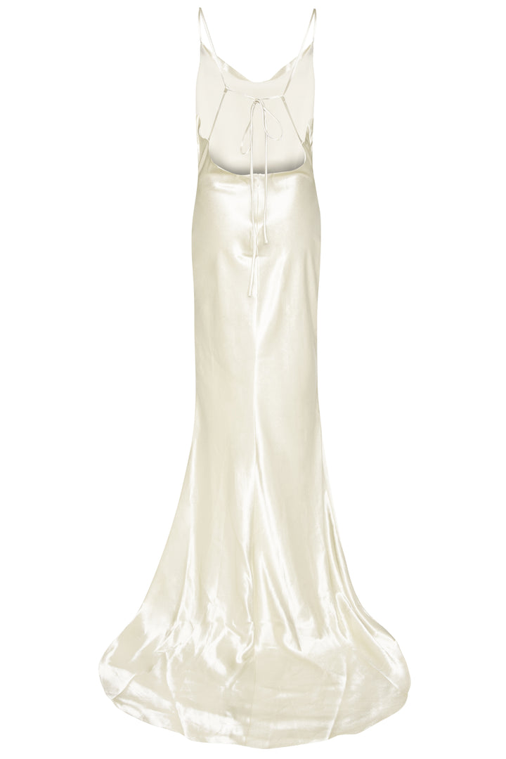 Pippa Ivory Bridesmaid Cowl-Neck Slip Dress